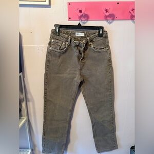 Zara Brown wash jeans Size 6 (fits like size 4)